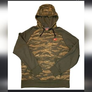 Nike Camo Red Box Logo Hoodie